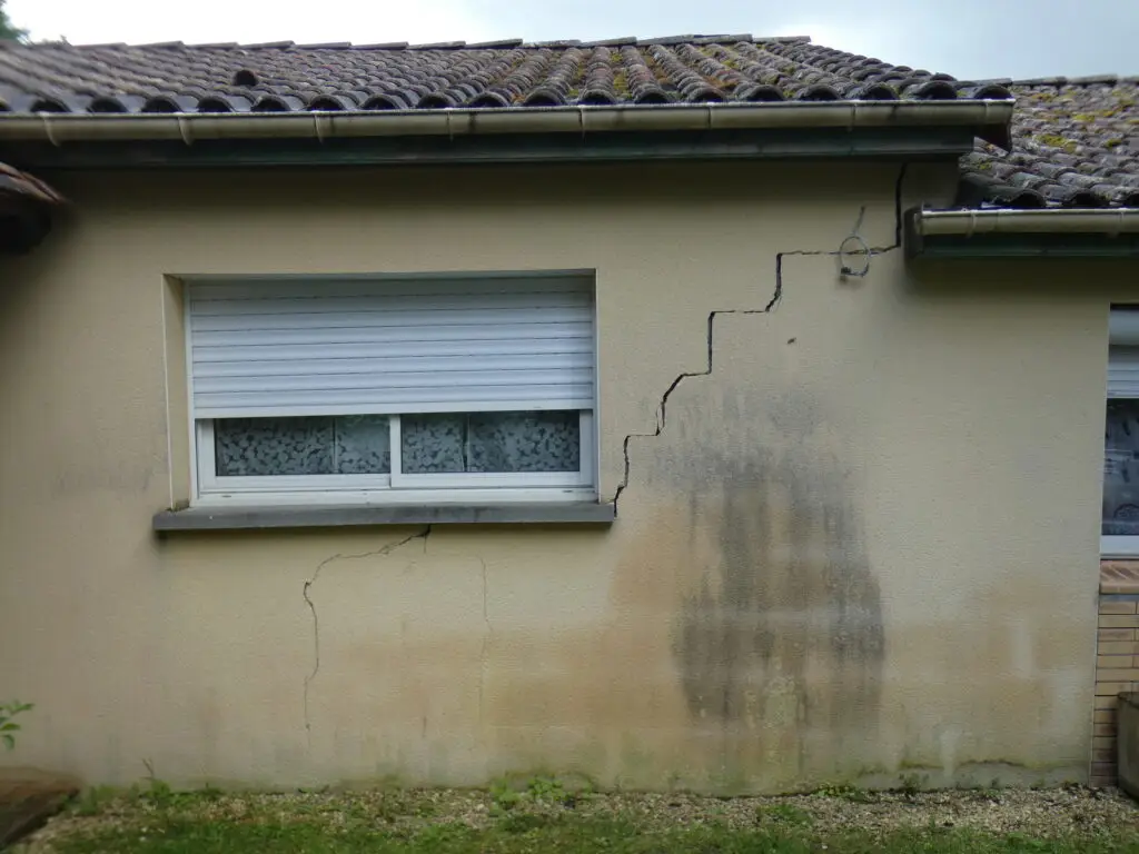 Lézarde en escalier